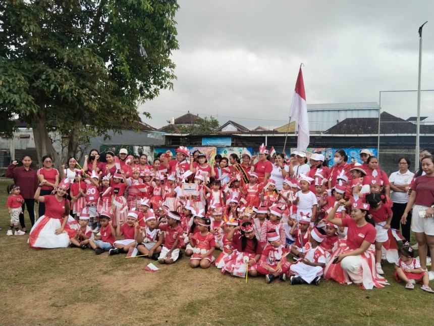 Parade Merah Putih PAUD Indraprasta