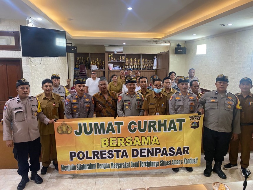 Jumat Curhat Bersama Polresta Denpasar